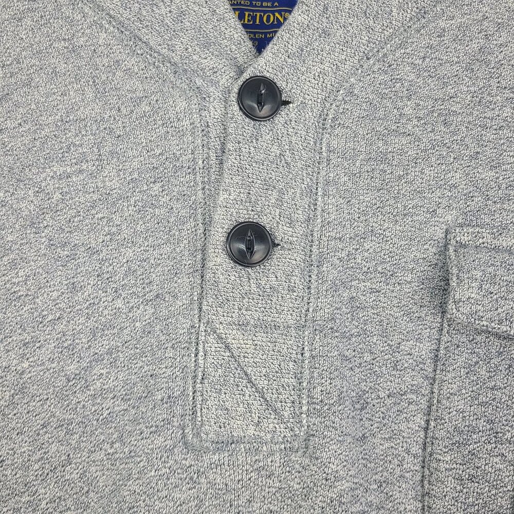 Pendleton Light Gray Pullover Hunter Popover Char… - image 4
